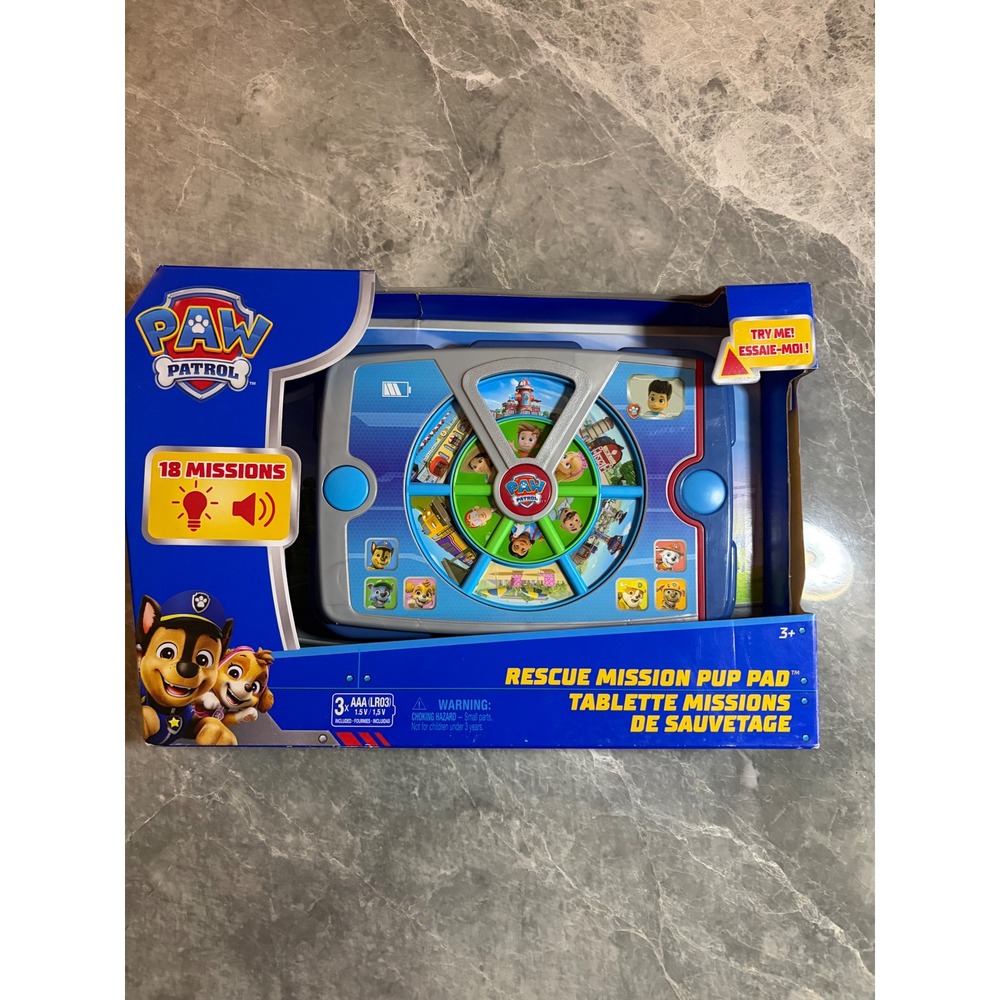 Paw Patrol | Rescue Mission Pup Pad Electronic Toy | OS || Blue|